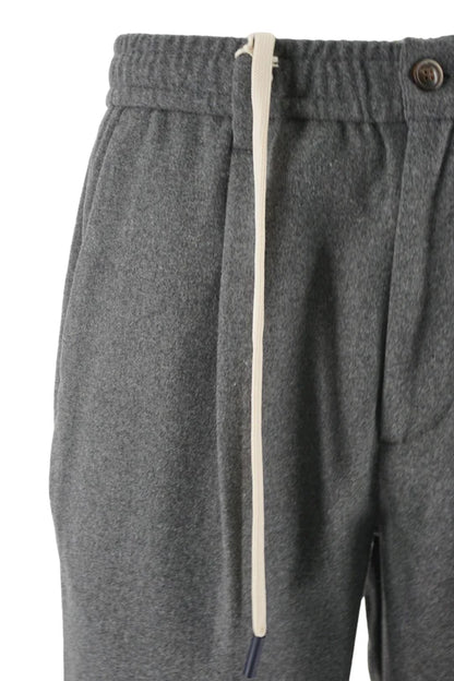 BYAND RELAXED GREY WOOL PANT