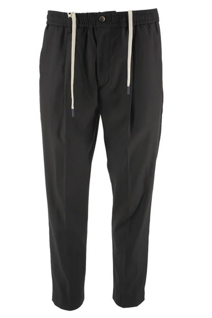 BYAND RELAXED BLACK VISCOSE PANT