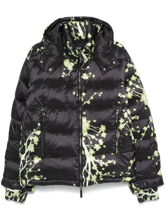 COSTUME NATIONAL FLOWER PUFFY JACKET