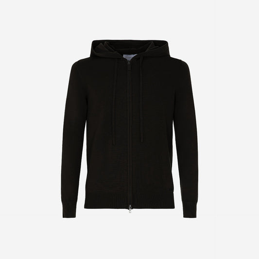 VICTOR COOL FULL ZIP KNIT HOODIE