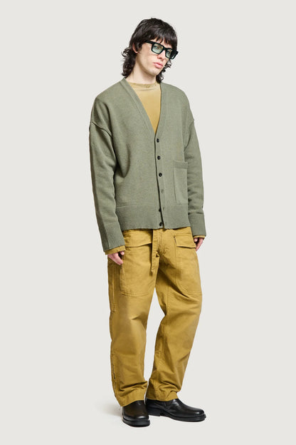 DANILO PAURA GREEN CARDIGAN