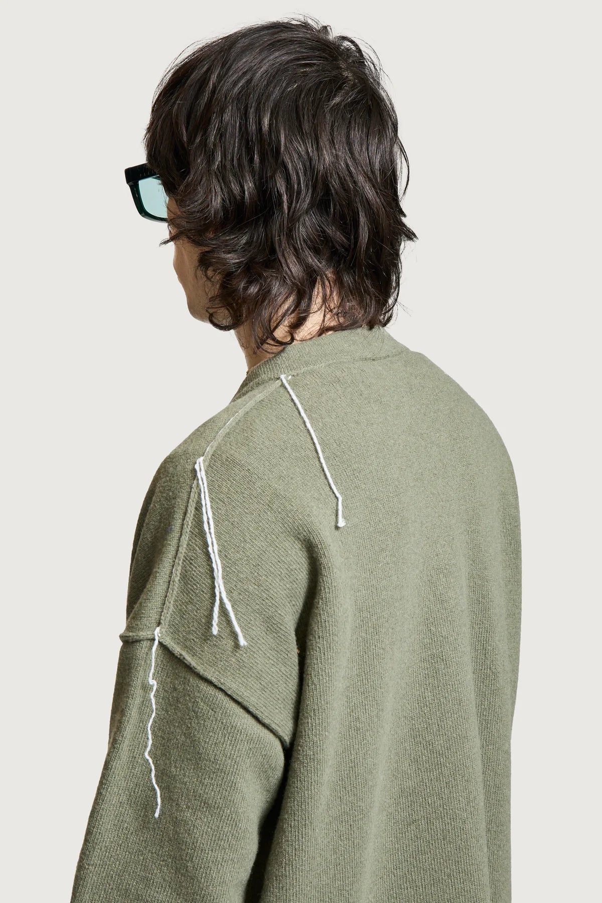 DANILO PAURA GREEN CARDIGAN