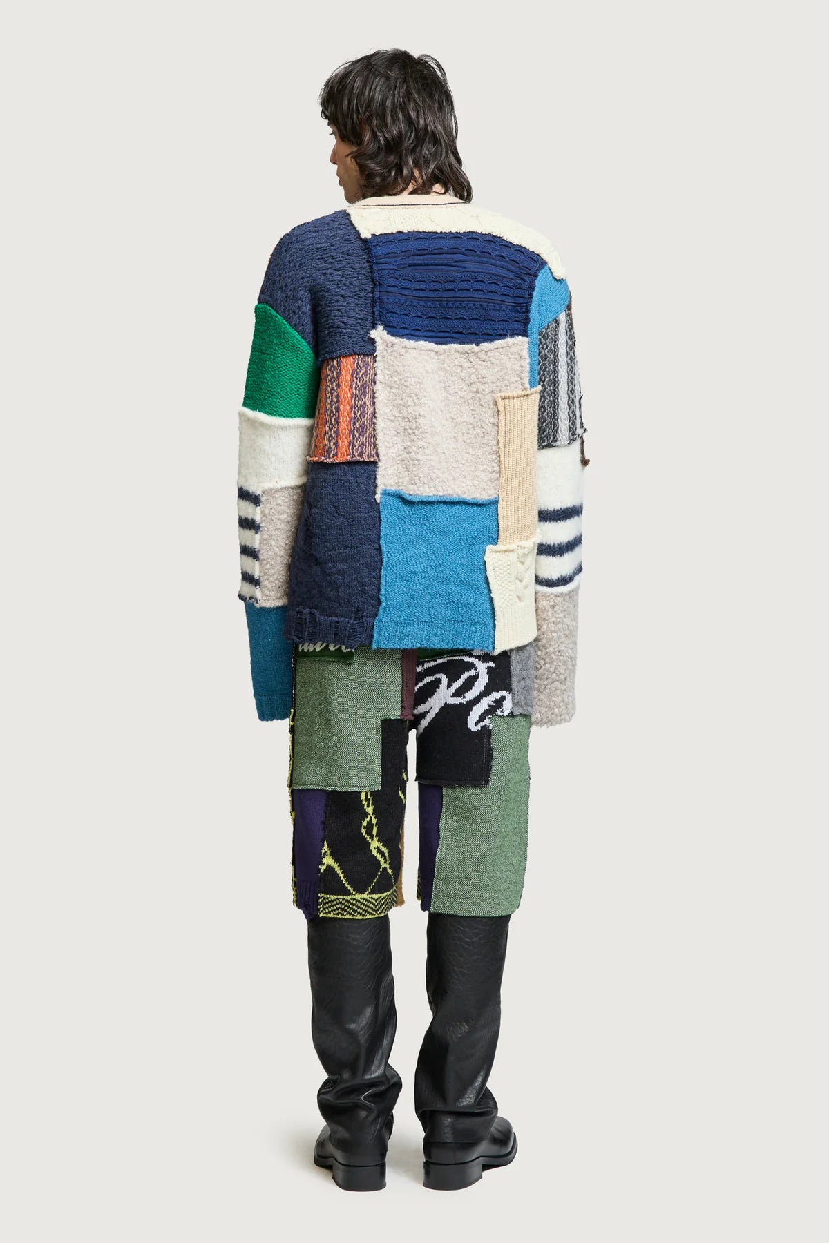 DANILO PAURA MULTIPATCH CARDIGAN