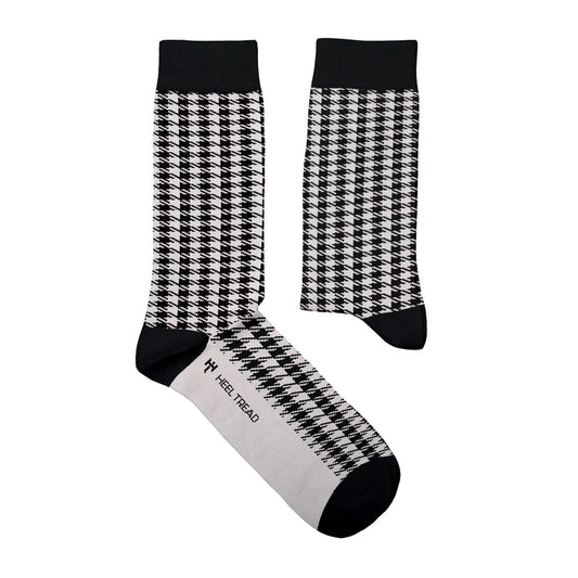 SOCK AFFAIR BLACK PIED DE POULE