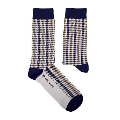 SOCK AFFAIRS BLU PIED DE POULE