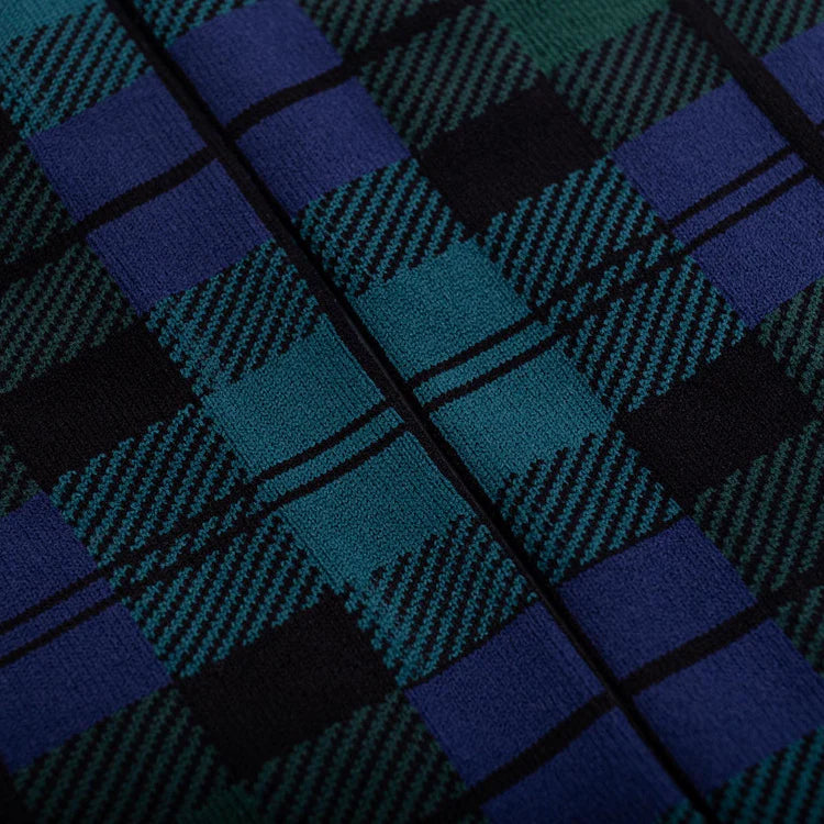 SOCK AFFAIR GREEN TARTAN