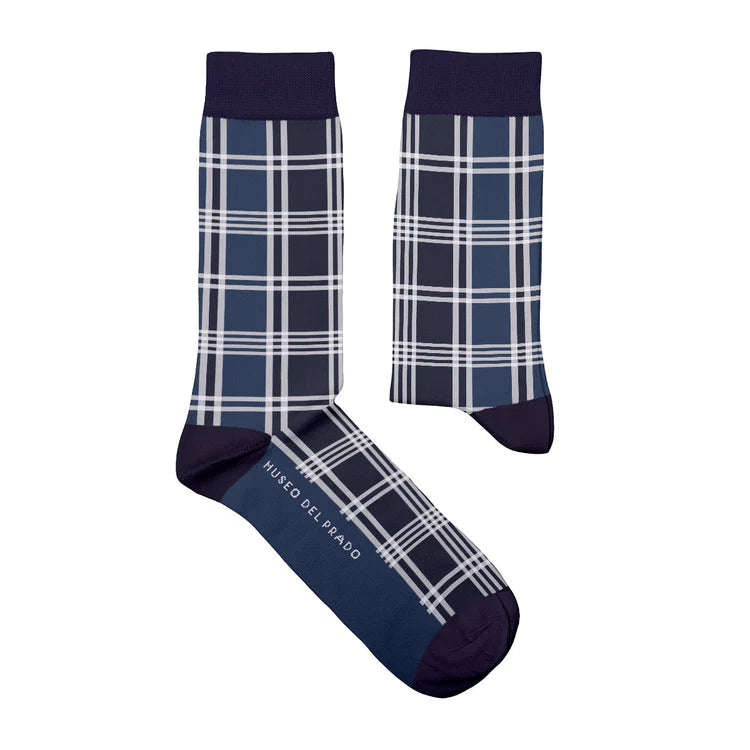 SOCK AFFAIRS BLU TARTAN