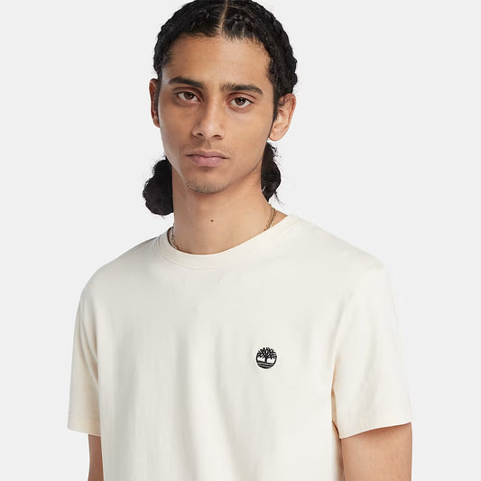 TIMBERLAND OFF WHITE LOGO TEE