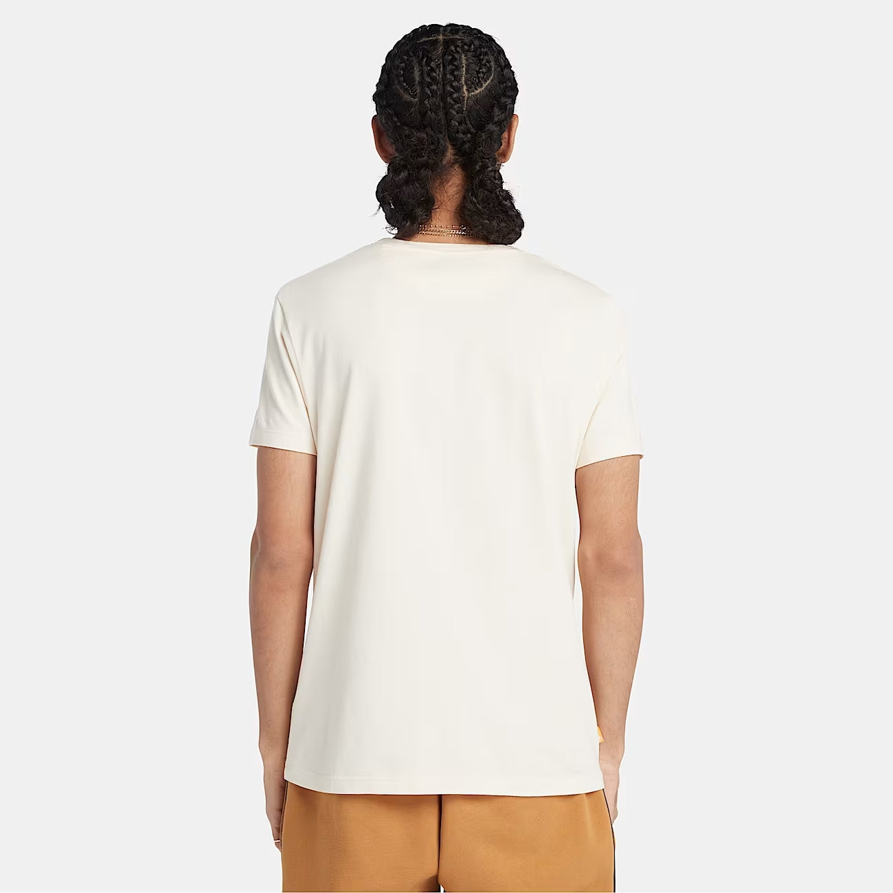 TIMBERLAND OFF WHITE LOGO TEE