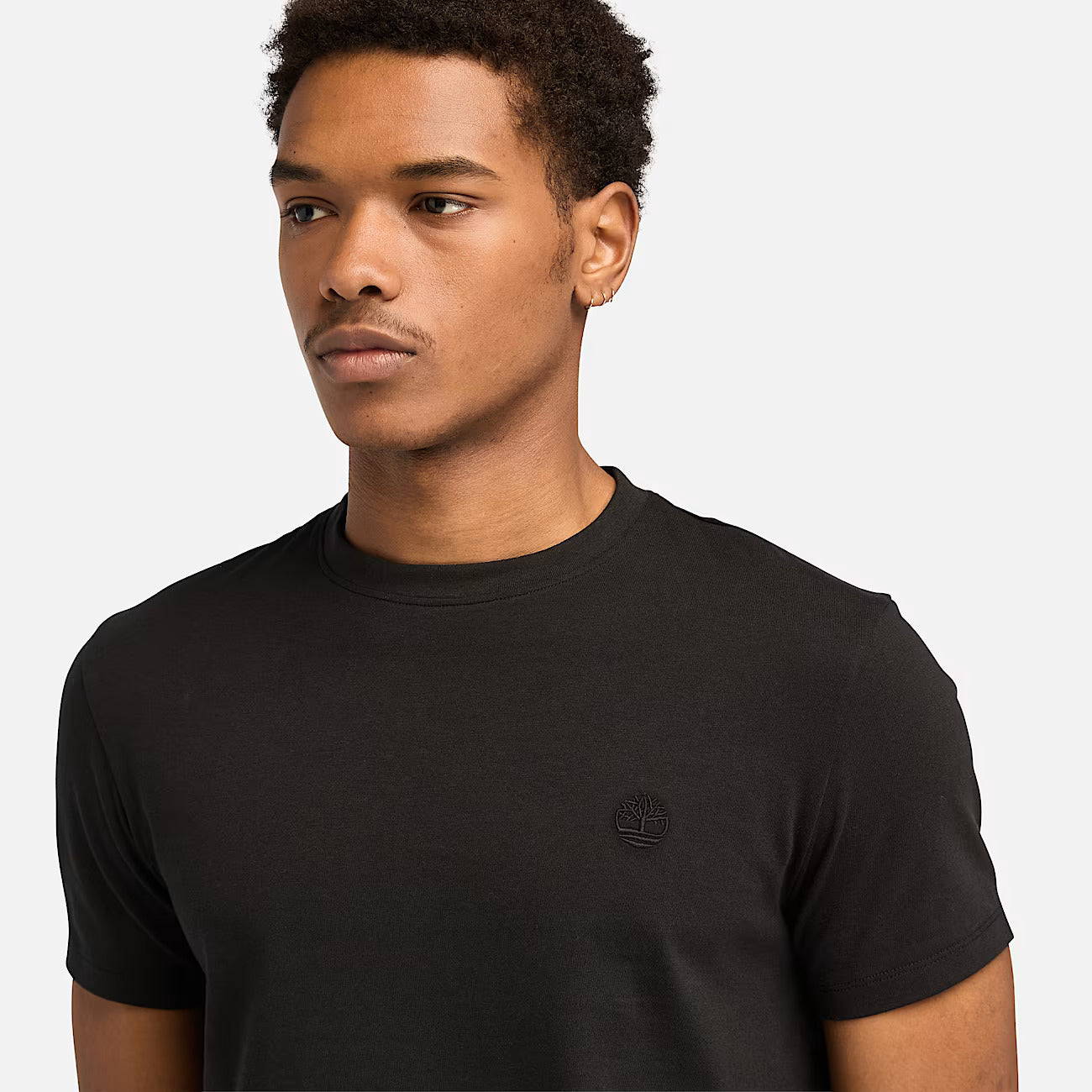 TIMBERLAND BLACK LOGO TEE