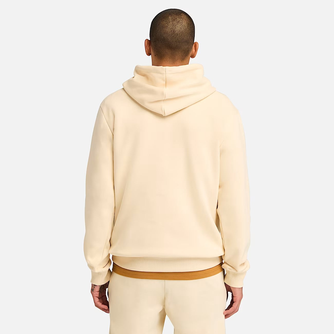 TIMBERLAND OFF WHITE LOGO HOODIE