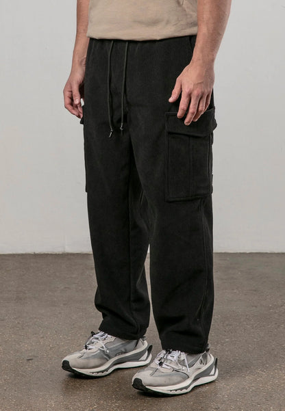 RELIGION STRIPES VELVET CARGO PANT