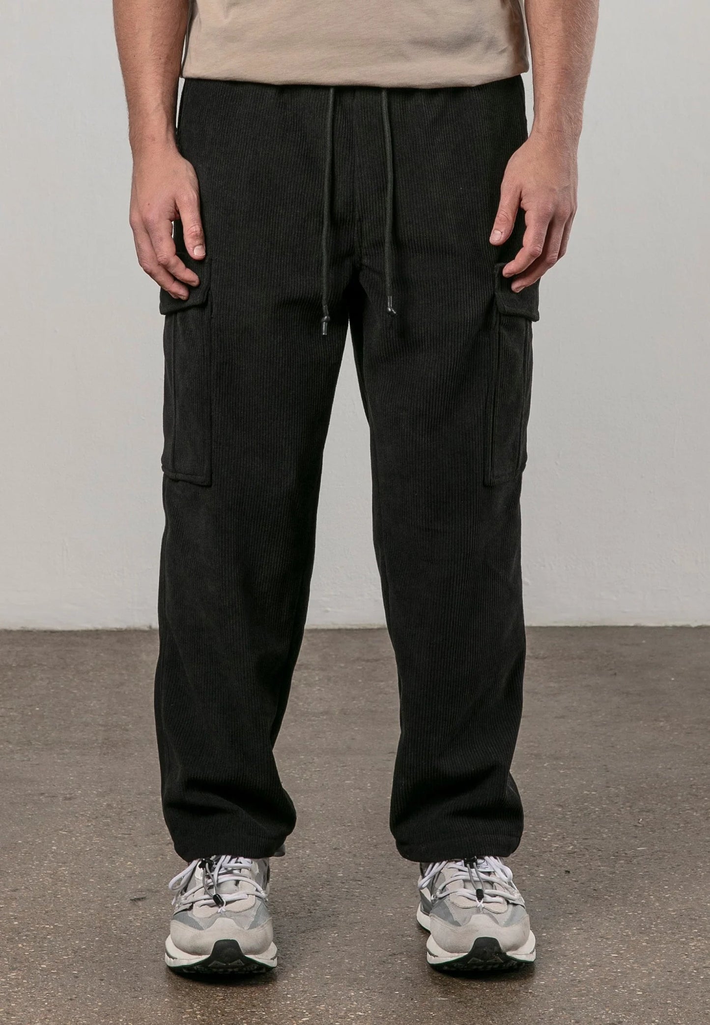 RELIGION STRIPES VELVET CARGO PANT